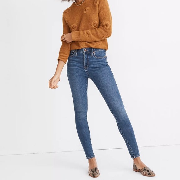 Madewell Denim - NWT Madewell Tall 10" High-Rise Skinny Jeans in Wendover Wash: TENCEL™ Edition